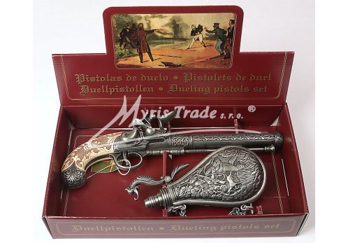 sada - pistole a prachovnice