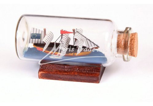 lodička v láhvi - mini