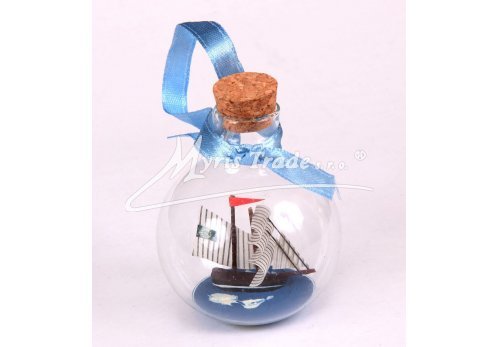 lodička v láhvi - mini