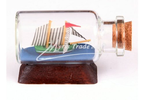 lodička v láhvi - mini