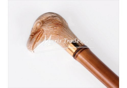 bambusová hůl - s hlavou orla