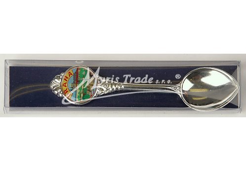 upomínková lžička s Prahou