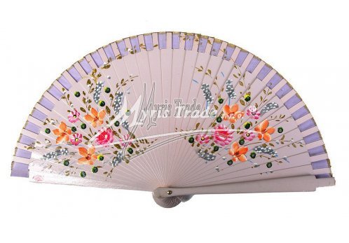 vějíř - menší, lila