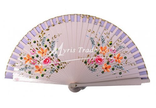 vějíř - menší, lila