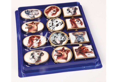 klasická kulatá lékovka - pes