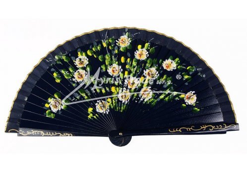 vějíř - menší, tmavě modrý