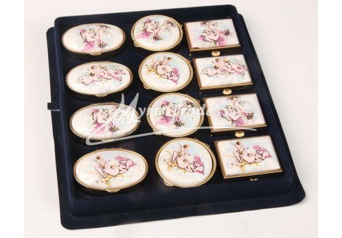 klasická 21 obdélníková lékovka - andílci