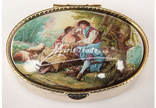 klasická 68 oválná lékovka - romantická