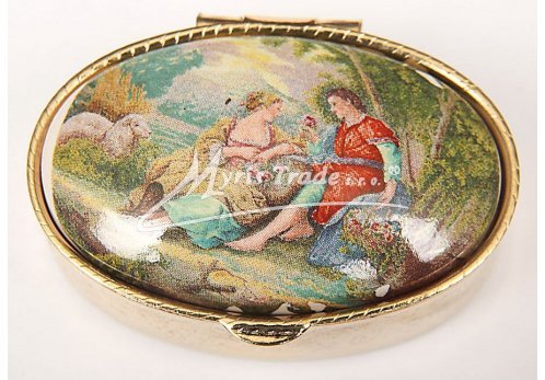 klasická 68 oválná lékovka - romantická