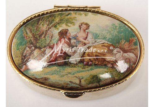 klasická 68 oválná lékovka - romantická