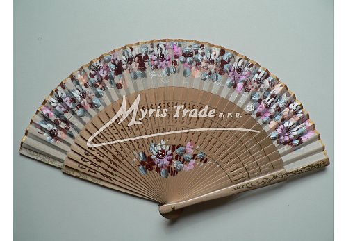 vějíř - oboustranný, přírodní