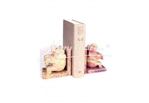 zarážka na knihy - slon sedící