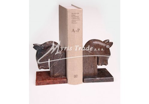 ART DECO zarážka na knihy - kůň