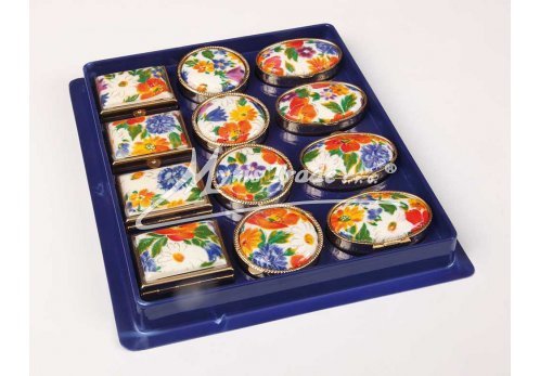 klasický obdélník s květinami 42 - stylizované květiny