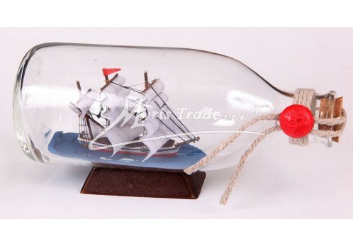 lodička v láhvi - střední