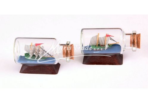 lodička v láhvi - mini