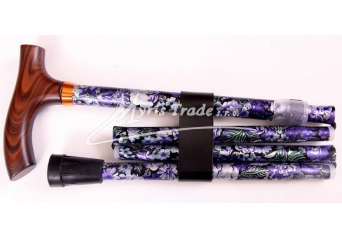 skládací nastavitelná hůl