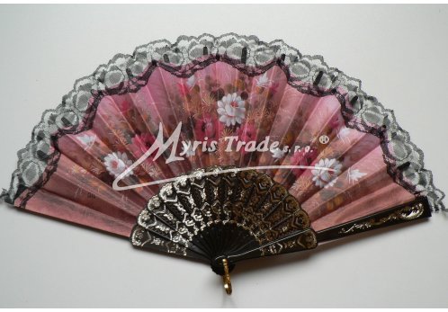 vějíř - klasický, černý