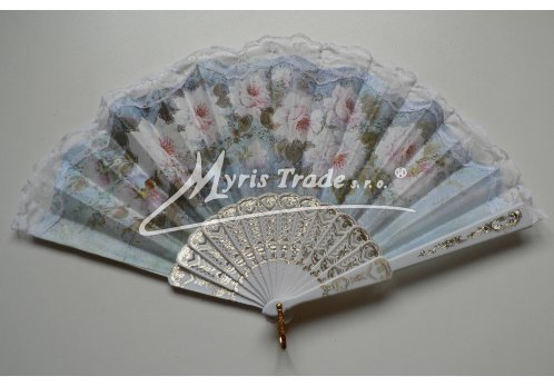 vějíř - klasický, bílý