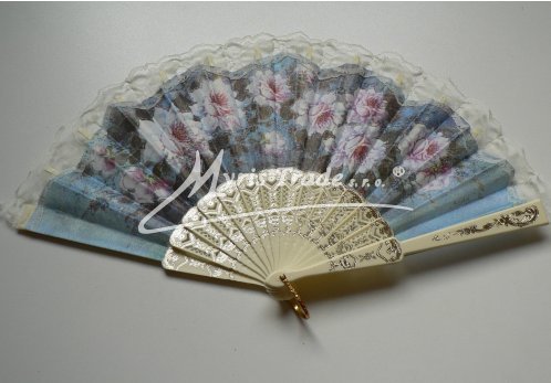 vějíř - klasický, slonová kost