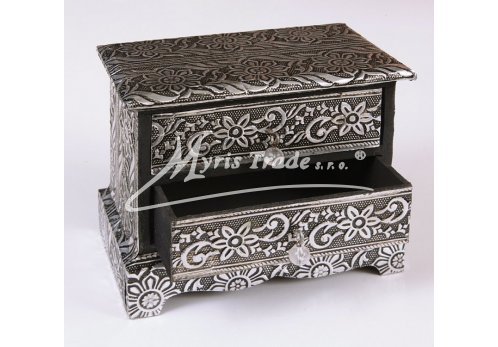 šperkovnice - 2 zásuvky 14 x 8,5 x 12