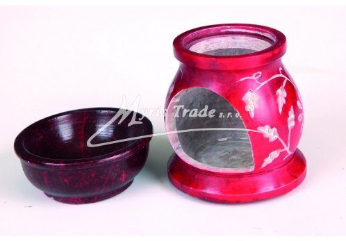 mini aromalampa - červená 8,50 cm