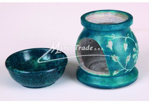 mini aromalampa - tyrkysová 8,50 cm