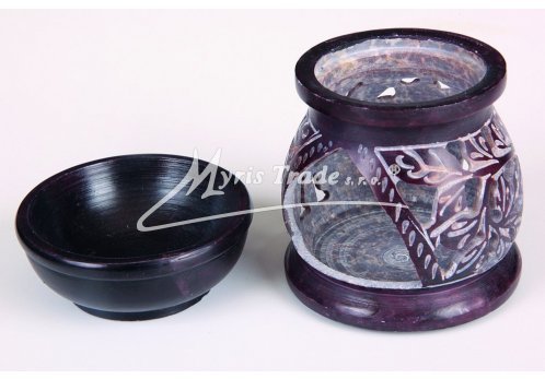 mini aromalampa - hnědá 8,50 cm