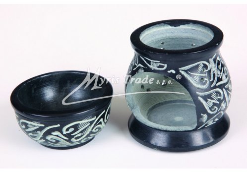 mini aromalampa - černá 9,00 cm