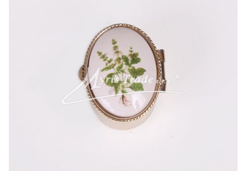 lékovka mini - ovál s bylinkami