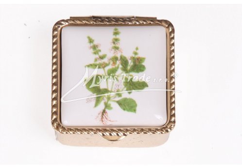 lékovka mini - čtvercová s bylinkami