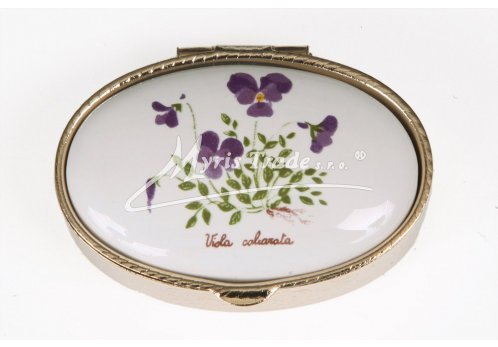 klasický ovál s květinami 38 - bylinky