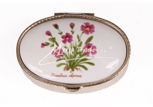 klasický ovál s květinami 38 - bylinky