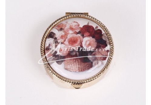 klasická kulatá s květinami 63 - barokní kytice