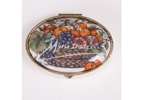 lékovka - velký ovál s košem ovoce