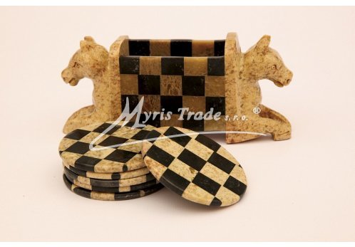 podtácky - ART DECO - kůň