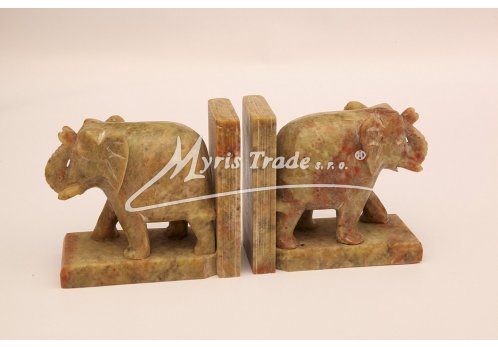 ART DECO zarážka na knihy - slon