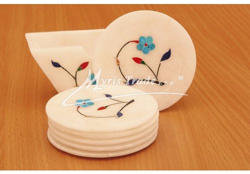 .podtácky pod skleničky - mramor