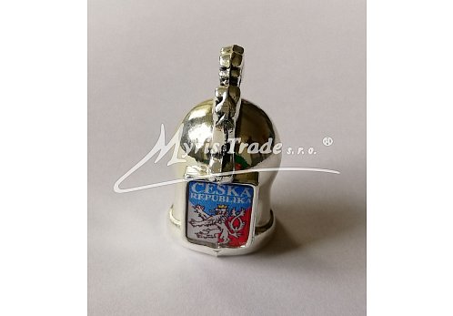 náprstek - helma, s motivem ČR