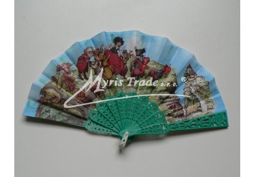 vějíř dětský - pohádkové motivy
