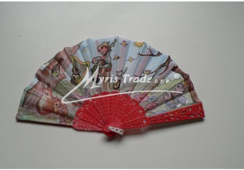 vějíř dětský - pohádkové motivy