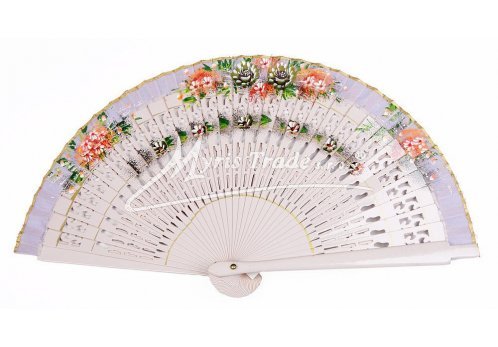 vějíř - menší, lila