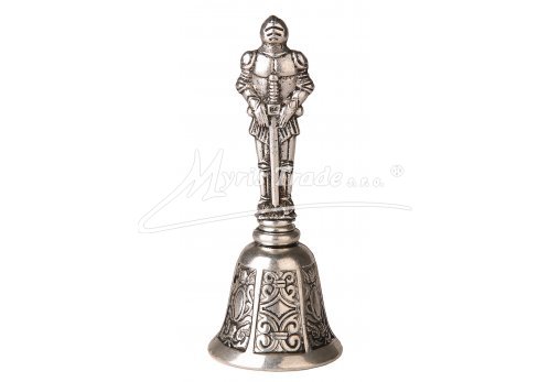 velký zvoneček gravírovaný - rytíř
