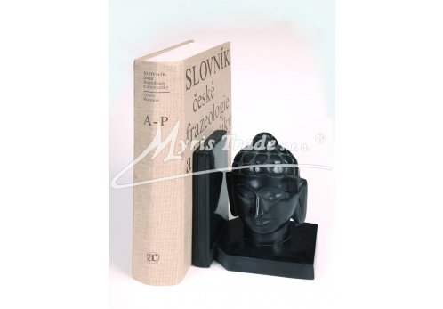 zarážka na knihy jednostranná - hlava Buddhy