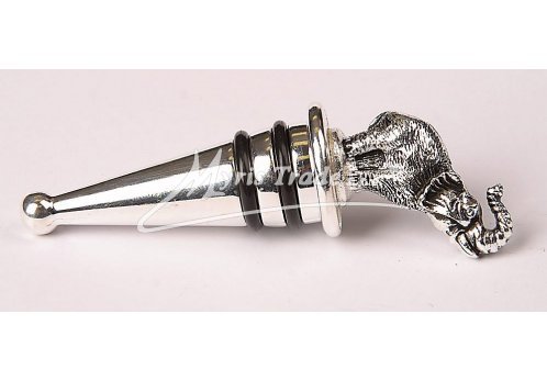 ozdobná zátka celokovová, slon