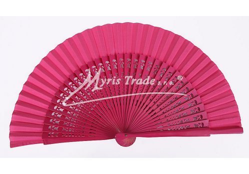 vějíř vyřezávaný - fuchsie