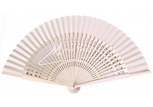 vějíř vyřezávaný - slonová kost