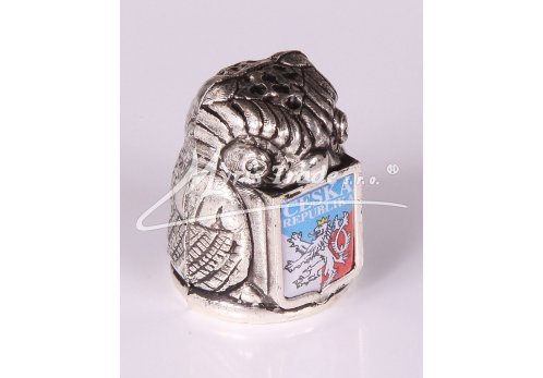 náprstek - sova, s motivem ČR