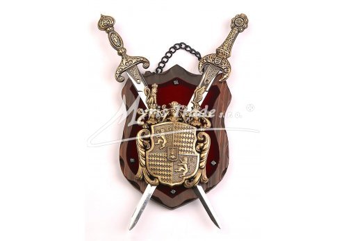 erb na dřevě - malý "bronz"