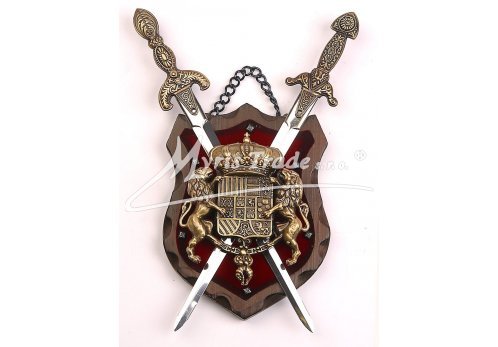 erb na dřevě - malý "bronz"